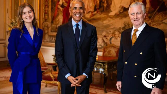 Eerst op bezoek bij de koning, daarna naar Puurs-Sint-Amands voor lezing: ex-president Obama is in het land