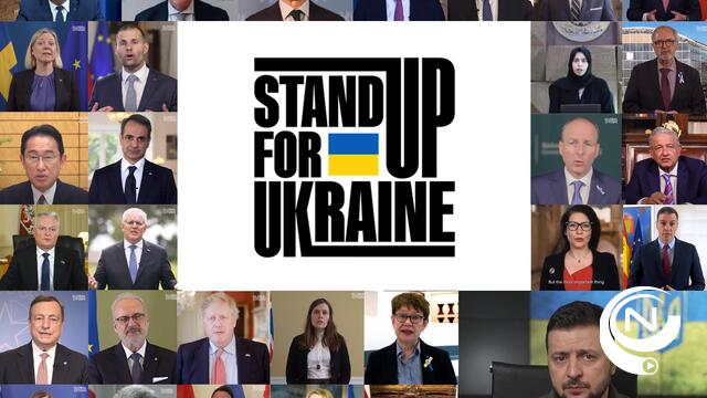 Global Citizen : wereld belooft 10,1 miljard euro aan Oekraïne, België trekt €800 miljoen uit