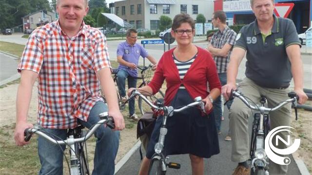 Opening nieuw fietspad Shopping Park Olen