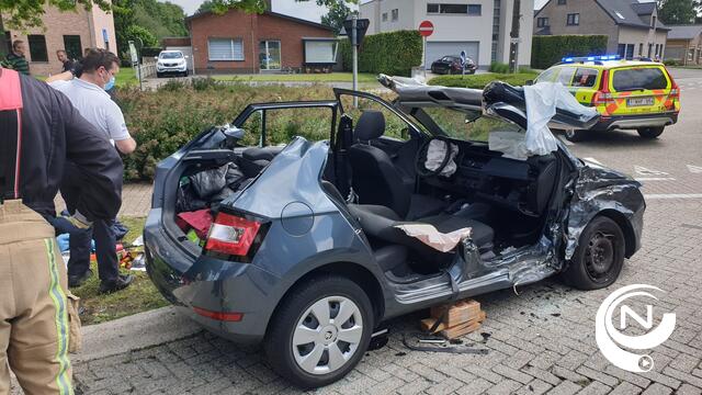 3 gewonden bij zwaar ongeval op kruispunt Hezewijk-Herentalseweg