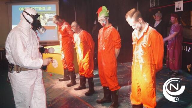 Hilarische doop voor 5 'groentjes' van brandweer Herentals