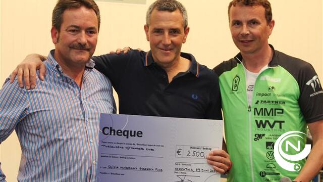 3e Victor Peeters Classic : cheque van €2.500 voor Olivia Hendrickx Research Fund (2)