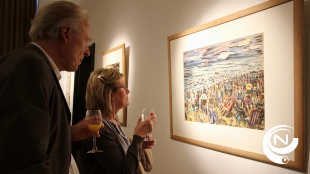 Frans Masereel in Lakenhal :  'Van zinkografie tot aquarel'