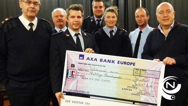 Brandweer Herentals 'Night on Fire' : €5.000 voor Stichting Brandwonden