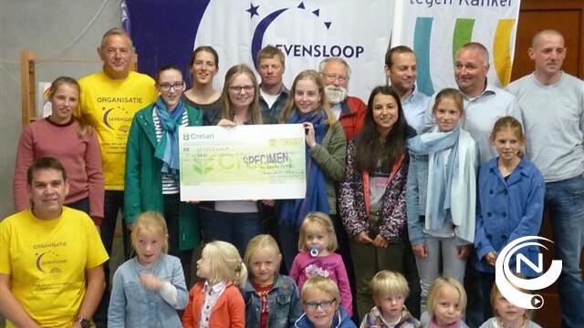 Team Nivanhuirtuit schenkt 500 euro aan actie Levensloop 