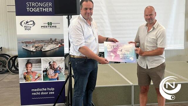 Zon, zweet én solidariteit: VP Classic fietst volop voor Mercy Ships - cheque €4.000 