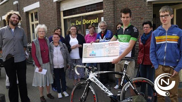 Philippe fietste 390 km voor De Dorpel