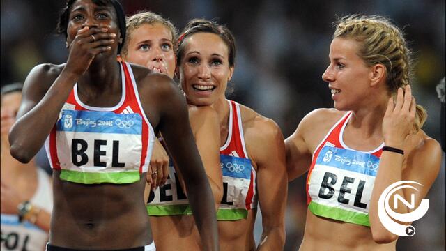 Goud voor 4 x 100m vrouwen in Peking nu toch voor België, huldiging op Memorial 