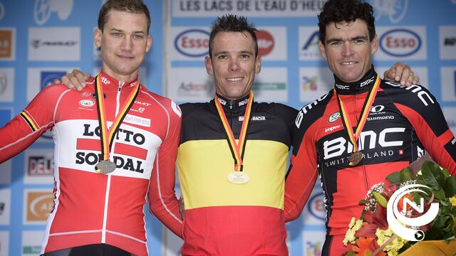 Philippe Gilbert Belgisch kampioen wielrennen, Bakelants 5e, Wout Van Aert 9e 