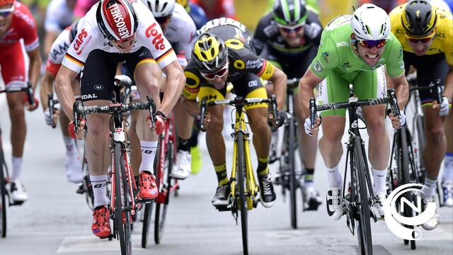 Cavendish wint in millimeterspurt tegen Greipel 3e rit Ronde van Frankrijk 