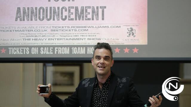 Robbie Williams op 8 juli headliner van Werchter Boutique 