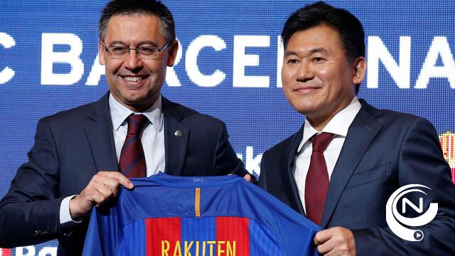 Barcelona heeft met Rakuten een nieuwe hoofdsponsor 