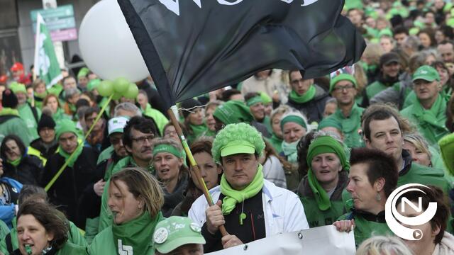 Witte Woede in Zorgsector: 17.000 betogers in Brussel 