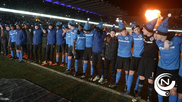 Club Brugge wint en gaat als leider de winterstop in 