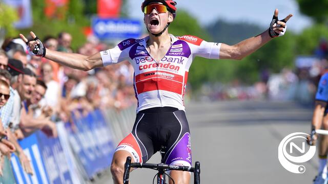 Mathieu van der Poel wint 2e rit Baloise Belgium Tour 