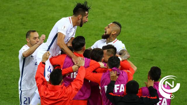 Chili wint met 0-2 van Kameroen, Portugal en Mexico 2-2 gelijk