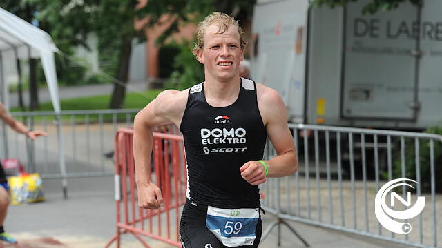 Pieter Heemeryck (DOMO-SCOTT) 2e op BK halve triatlon Eupen