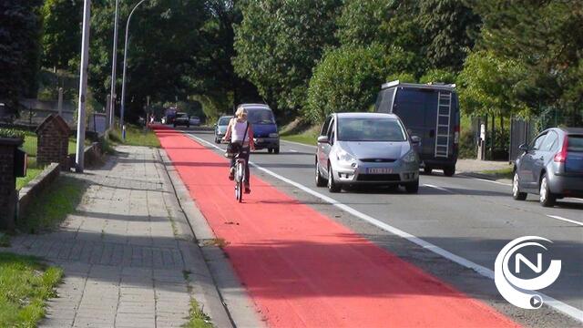 Nog geen afgescheiden fietspad langs Poederleeseweg in Herentals