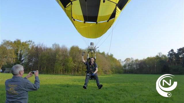 Uniek : cloudhopper, luchtballon zonder mand, bij Rabbits Ballooning Team Olen 