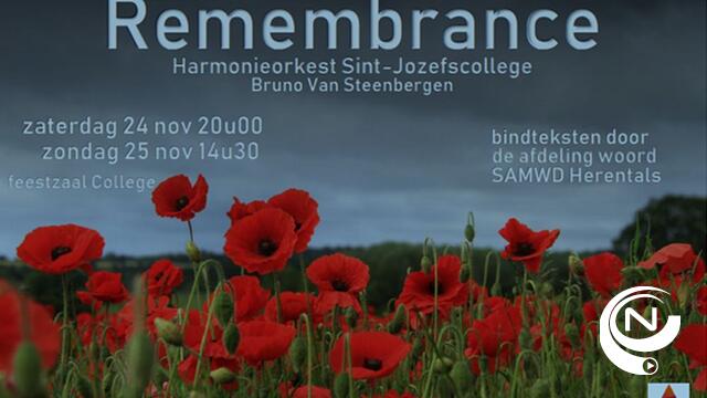 Remembranceconcert Harmonieorkest Sint-Jozefscollege Herentals