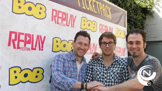 REPLAY introduceert als allereerste festival BOB-Ticket pack : BOB gratis toegang 