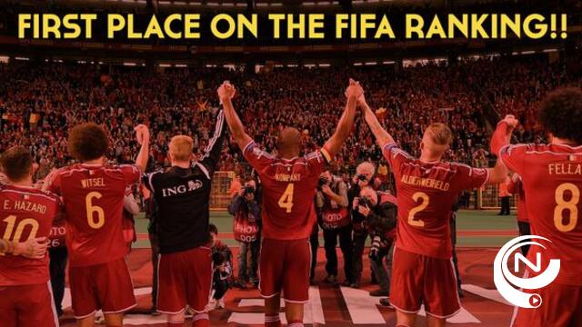 Rode Duivels op historische 1e plaats FIFA-ranking : België - Israël 3-1