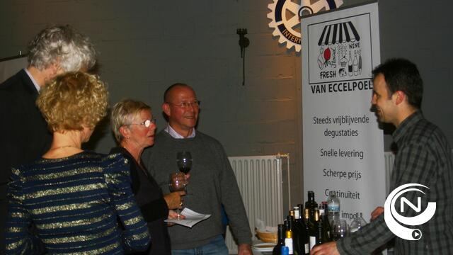 Rotary club Herentals met sprankelende wijnbeurs dit weekend