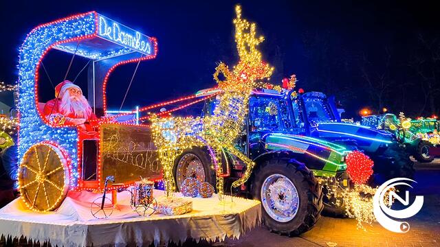 Verlichte tractorparades zorgen voor sfeervol eindejaar