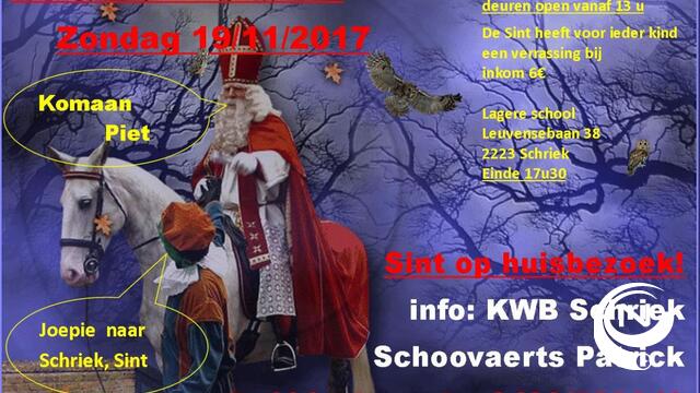 Intrede Sinterklaas in Schriek