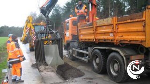 Fietspad Grensweg Mol krijgt betonnen scheiding voor veiliger fietsverkeer