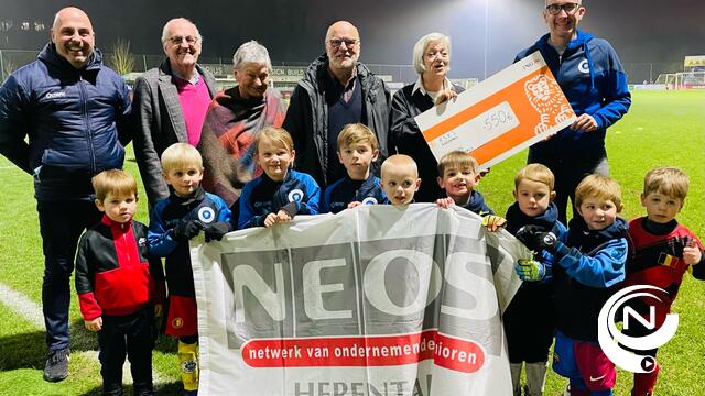 Fijne sponsering van NEOS voor KSKS Herentals : 'Van de prille jeugd tot de gewaardeerde senioren'