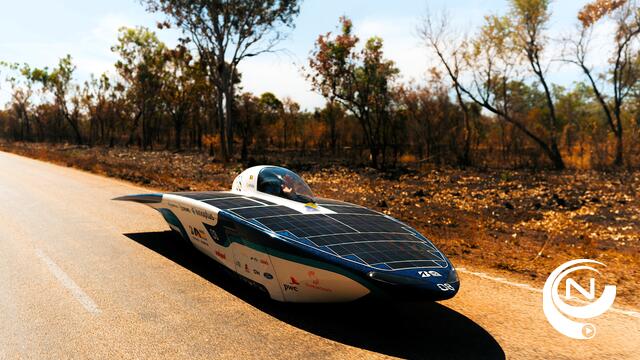 Sterke start: Belgisch Solar Team met  Wout, Isra en Hugo uit Kempen/Neteland (!) klimt naar top 3 WK zonnewagenracen Australië