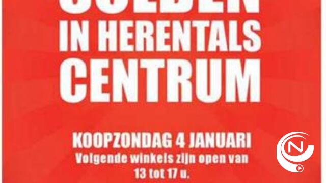 Zondag koopjesdag in Herentals en Geel : winterse buien houden koopjesjagers thuis