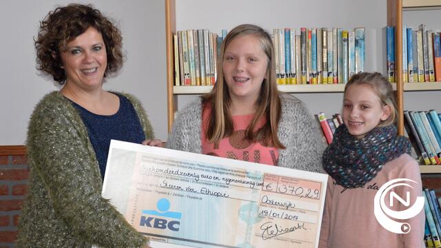 VSLS Middenschool Oosterwijk schenkt 370 euro aan vzw Sterren Voor Ethiopië