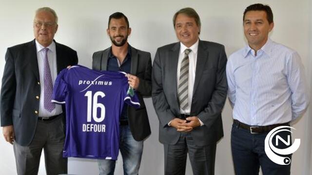 Steven Defour tekent contract voor 5 jaar bij Anderlecht 