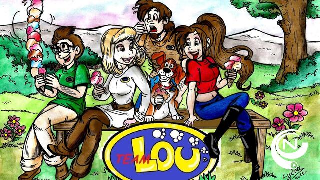 20-jarige striptekenaarster Sylvia Tops schittert met strips rond Team Lou 