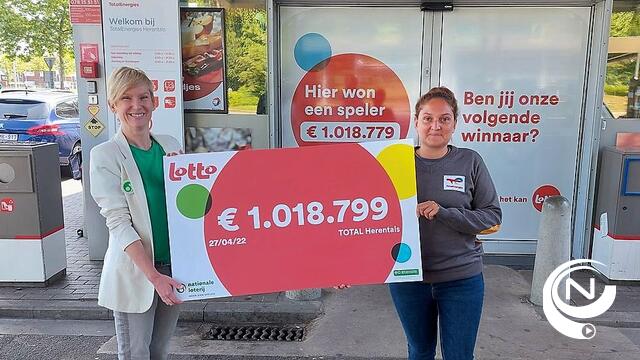 Lotto winnaar van €1.018.799 bij Total tankstation Cardijnlaan 