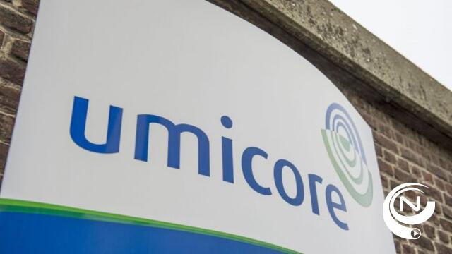 Umicore investeert 25 miljoen in vernieuwing site Olen, 70 jobs weg tegen 2020