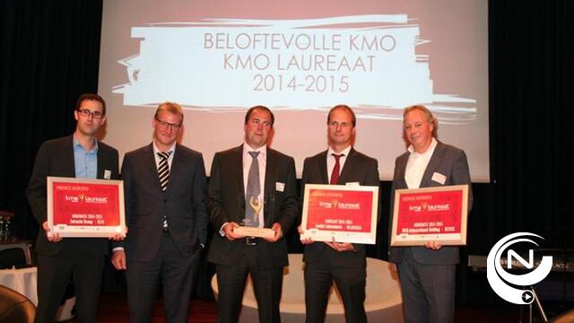 B-token wint Unizo 'Beloftevolle KMO 2014-2015' Award provincie Antwerpen