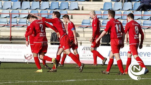 Spouwen Mopertingen - VC Herentals 1-1 : verdiend punt voor rood-wit