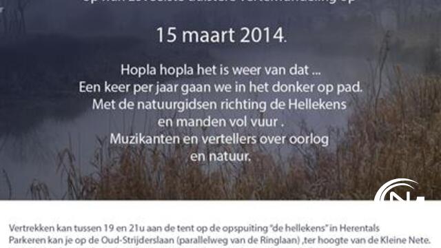 vertelwandeling van de Herentalse natuurgidsen 15 maart