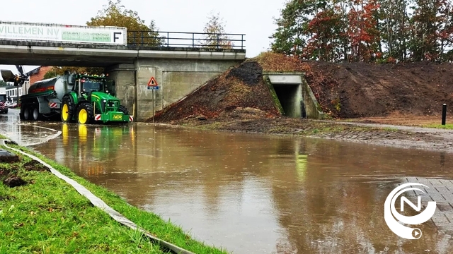 Groot waterlek bij werken aan viaduct op Herenthoutseweg Herentals én verkeerschaos  