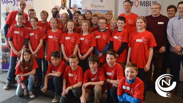 Zesdeklassers GBS De Knipoog Vorselaar de slimste ICT-kids van Vlaanderen