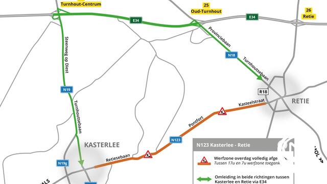AWV test ‘groen’ asfalt bij vernieuwing N123 tussen Kasterlee en Retie