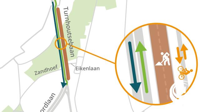  Agentschap Wegen en Verkeer (AWV) vernieuwt wegdek Turnhoutsebaan Kasterlee