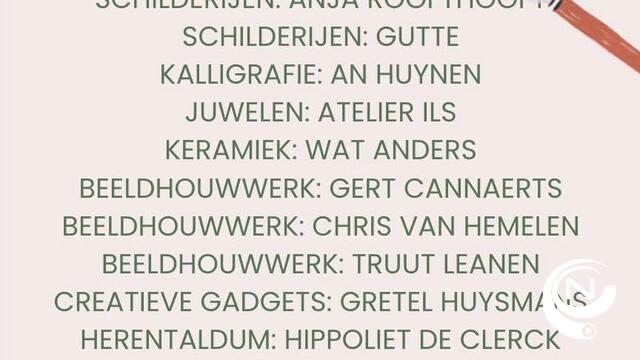 Herentaldum in Wevershuis : lokale kunstenaars presenteren hun creaties