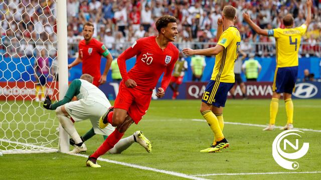 Engeland staat voor het eerst sinds 1990 bij laatste 4 op WK 