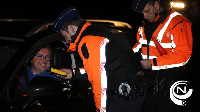 "Weekend zonder alcohol achter het stuur": extra politiecontroles
