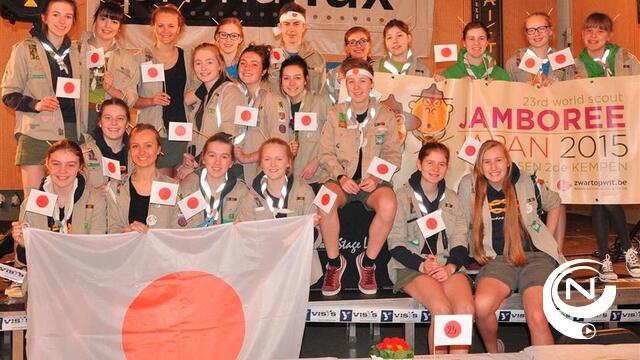 Wokken mé Stokken steunt 20 gidsen en 1 scout voor Jamboree in Japan 