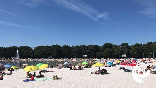Zomerse temperaturen lokken meer dan 1000 mensen naar Zilvermeer